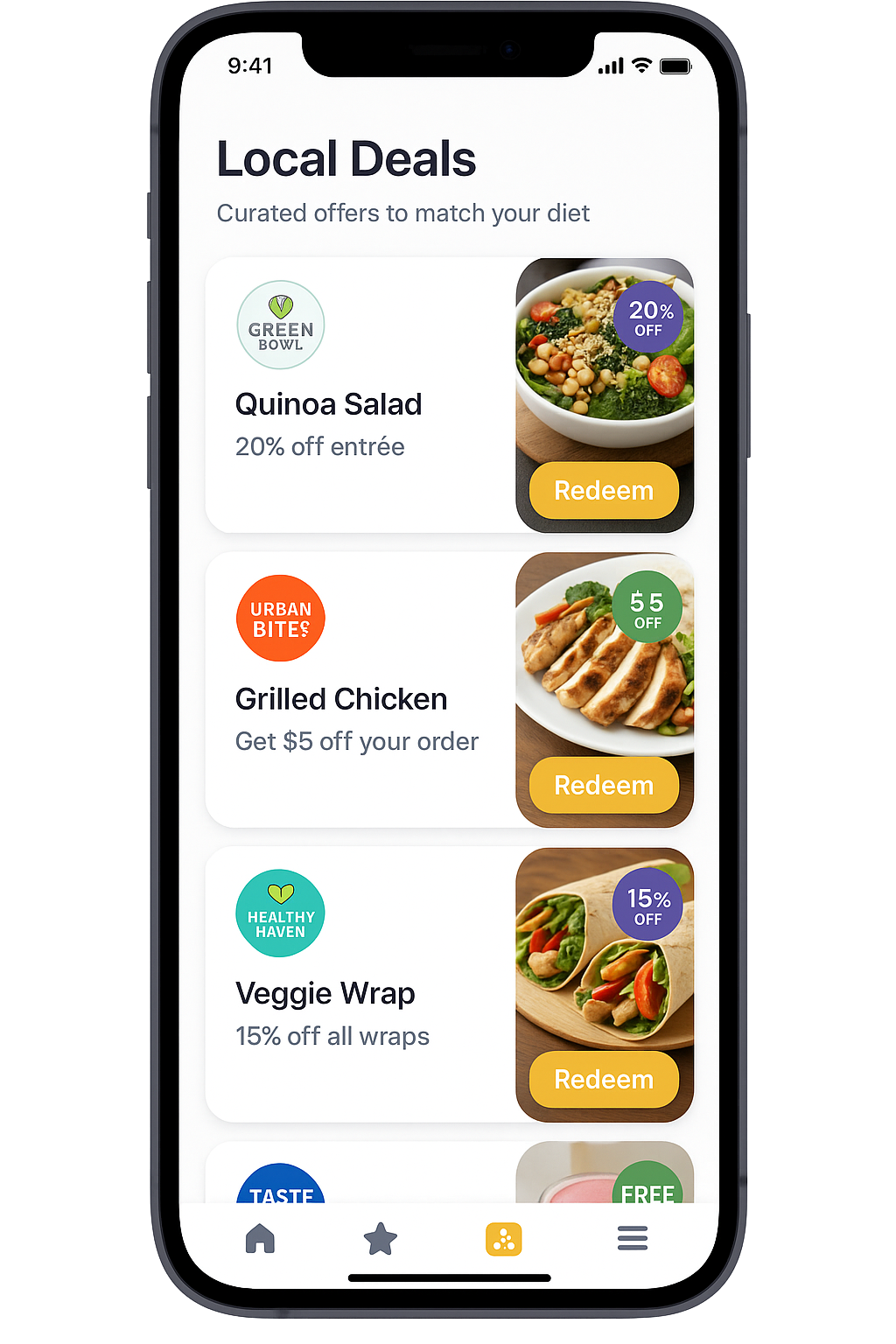 Local restaurant deals and promotions